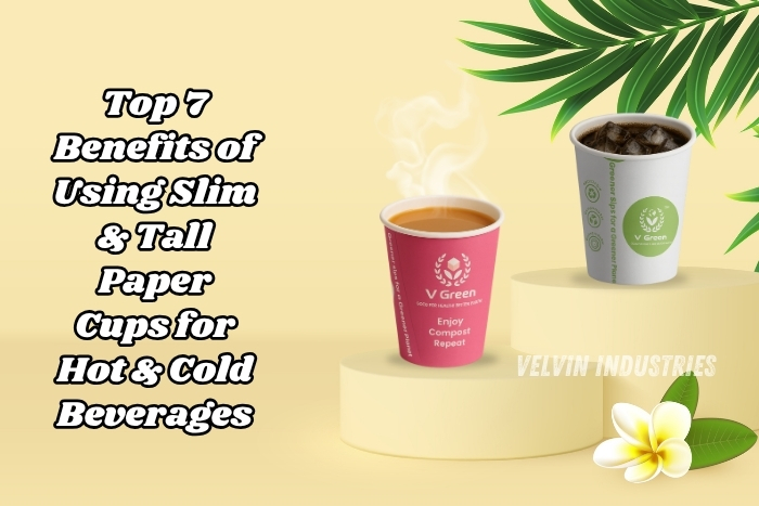 Sustainable and compostable cup solution proudly manufactured in Tamil Nadu by VELVIN INDUSTRIES