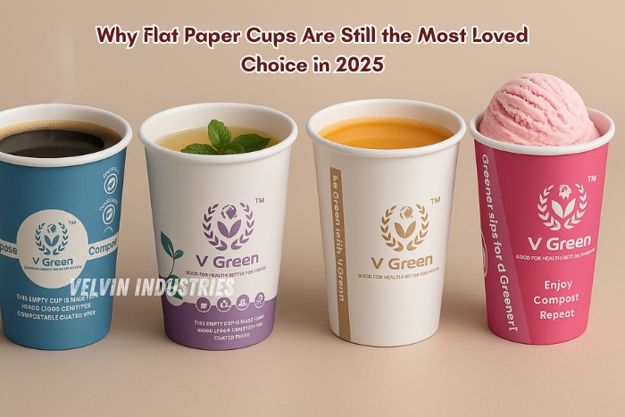Why compostable and biodegradable paper cups remain the most loved eco-friendly choice by V GREEN flat paper