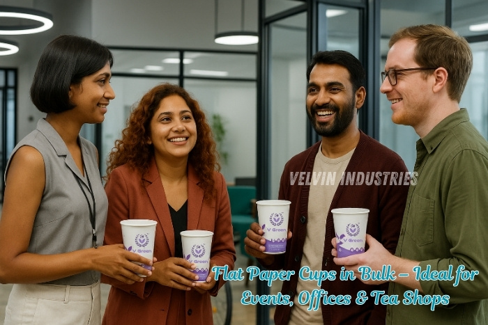 Eco-friendly, compostable cups supplied in bulk across Tamil Nadu, ideal for events, offices, and tea shops at VELVIN INDUSTRIES