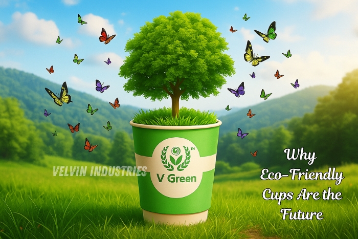 VELVIN INDUSTRIES - Promotes biodegradable and compostable paper cups made in Tamil Nadu – the future of eco-conscious living